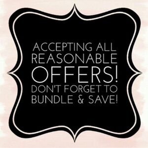 Accepting All Reasonable Offers ! 🛍️🛒